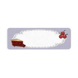 Étiquette Cherry Pie Label