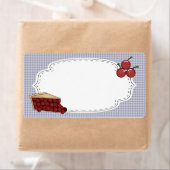 Étiquette Cherry Pie Label (En situation)