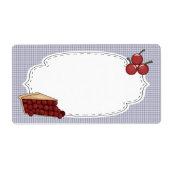 Étiquette Cherry Pie Label (Devant)