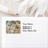 Étiquette Cheshire Chat Alice Wonderland Classic (En situation)