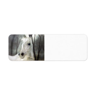 Étiquette Cheval blanc