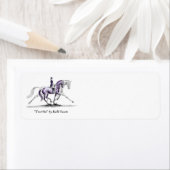 Étiquette Cheval Dressage en Trot Piaffe (En situation)