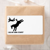 Étiquette Cheval Mes Propres Têtes (En situation)