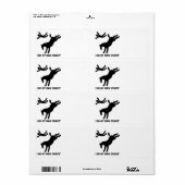 Étiquette Cheval Mes Propres Têtes (Feuille entière)