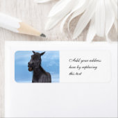 Étiquette Cheval souriant (En situation)