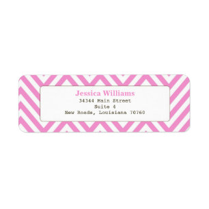 Étiquette Chevron chic