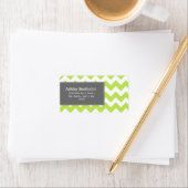 Étiquette Chevron Stripes (En situation)