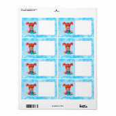 Étiquette Chibi Baby (Feuille entière)