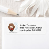 Étiquette Chibi Hermione Granger Patronus (En situation)