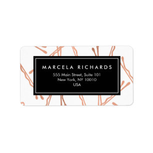 Étiquette Chic Rose Gold Bobby Pins Hair Styliste Salon
