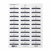 Étiquette Chic, tendance Aquarelle Floral Cactus Plante (Feuille entière)