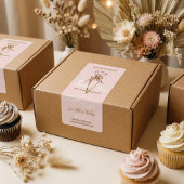 Étiquette Chic Thank You Pastry Piping Bag Bakery Order Box