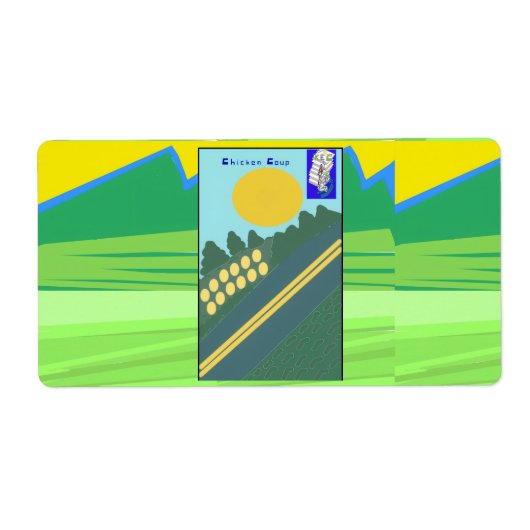 Étiquette Chicken Coup  (Devant)