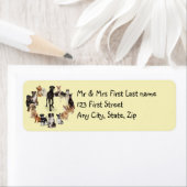 Étiquette Chien amusant race Animaux de compagnie chien (En situation)