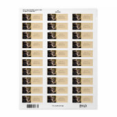 Étiquette Chien berger allemand (Feuille entière)