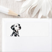 Étiquette Chien dalmate mignon (En situation)