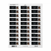 Étiquette Chien de Berger Allemand Adresse de retour Animal  (Feuille entière)