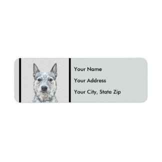 Étiquette Chien de bétail australien - Cute Original Dog Art
