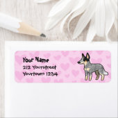 Étiquette Chien de bétail australien / Kelpie Love (En situation)