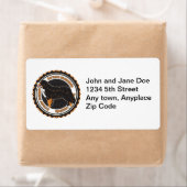 Étiquette Chien de montagne bernois (En situation)