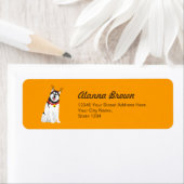 Étiquette Chien malamué de l'Alaska de Cerf d'hiver pour Amo (En situation)