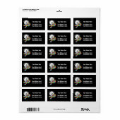 Étiquette Chien sensibilisation sur l'autisme (Feuille entière)