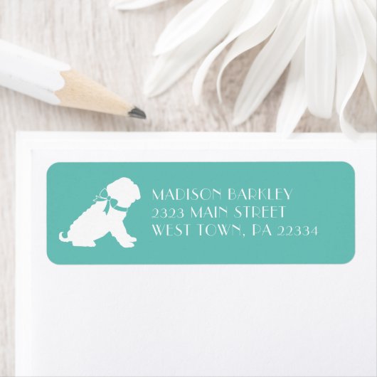 Étiquette Chien Shar Pei Chien Chien Puppy (En situation)