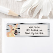 Étiquette Chien Tan Tan Pit (En situation)