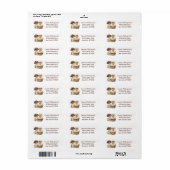 Étiquette Chiens de Pâques Chih Tzu (Feuille entière)