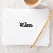 Étiquette Chiens de taureau français mignons (En situation)