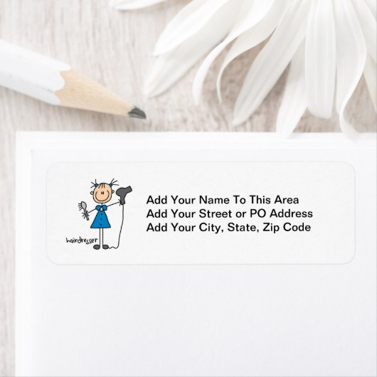 Étiquette Chiffre de coiffure (En situation)