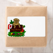 Étiquette Chiffre XMas (En situation)