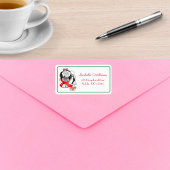 Étiquette Chih Tzu Messy & Adorable Avec Jouet En Pain D'Enf