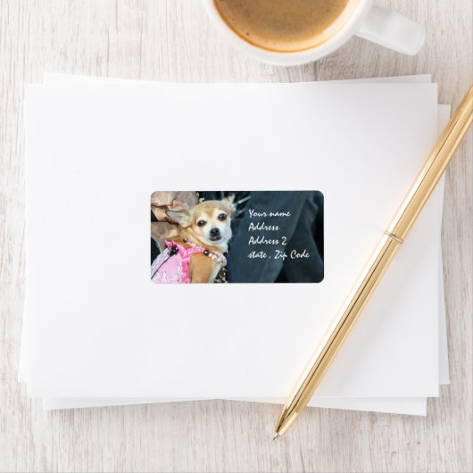 Étiquette Chihuahua (En situation)