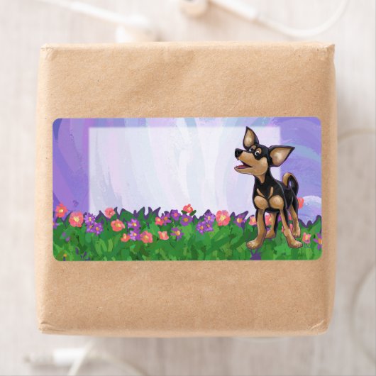 Étiquette Chihuahua (En situation)