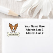 Étiquette Chihuahua personnalisé (En situation)