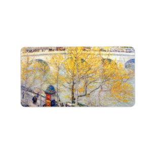Étiquette Childe Hassam - Pont Paris royal