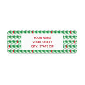 Étiquette Chili Motif Pepper (Devant)