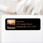 Étiquette Chincoteague Sunset II Virginia Paysage (En situation)