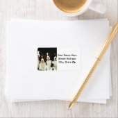 Étiquette Chiots espagnols Springer anglais (2) (En situation)