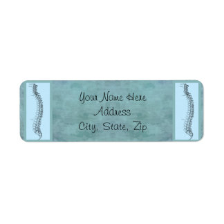 Étiquette Chiropractic Business Return Adresse