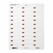Étiquette Chocolat (Feuille entière)