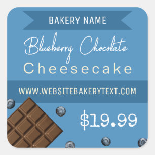 Étiquette chocolat sucré