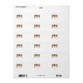 Étiquette Chouette Chouette Automne Couleur automne Feuille (Feuille entière)