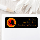 Étiquette Chouette éffrayante (En situation)