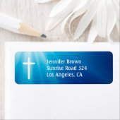 Étiquette chrétien | Rayons bleus (En situation)