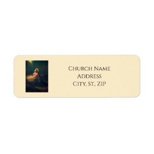 Étiquette Christ à Gethsémani Nom personnalisé de l'église