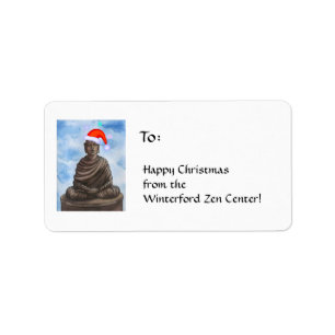 Étiquette Christmas Buddha II Labels