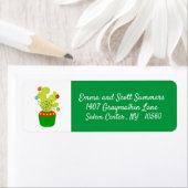 Étiquette Christmas Desert Southwest Cactus Cactus Adresse (En situation)