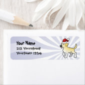 Étiquette Christmas Labrador Retriever (En situation)